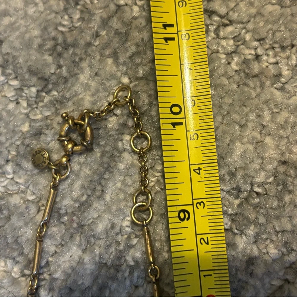 J Crew Crystal Rhinestone Honey Bee Cluster Necklace - Picture 5 of 5